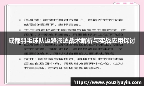 成都羽毛球队边路渗透战术解析与实战应用探讨
